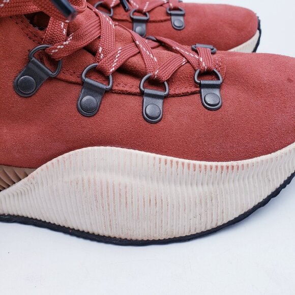 Sorel Women's Out N About III Conquest Winter Ankle Boot Warp Red Chalk Size 10 - Picture 8 of 11